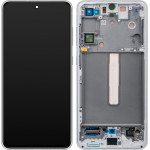 Samsung Lcd Display Module For Galaxy S21 Fe 5G G990, White - (GH82-26590B, GH82-26414B, GH82-26420B)