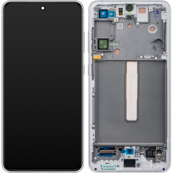Samsung Lcd Display Module For Galaxy S21 Fe 5G G990, White - (GH82-26590B, GH82-26414B, GH82-26420B)