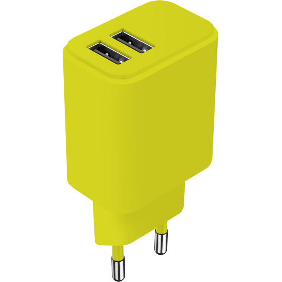 Setty Charger 2x Usb 2,4A LSIM-AA-1211 lime