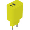 Setty Charger Usb + USB-C 20W LSIM-AC-2011 lime