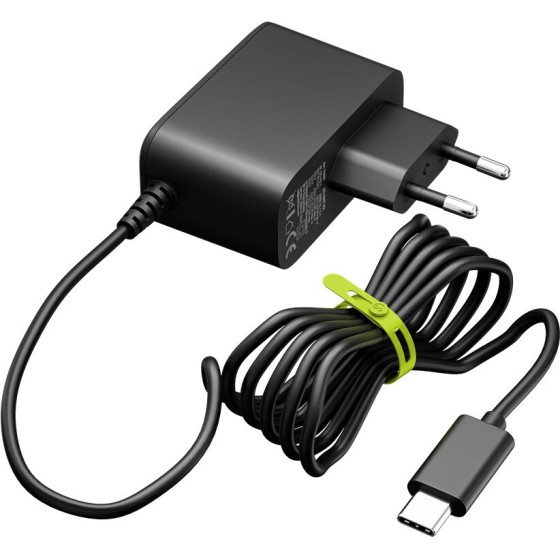 Goobay Power Supply For Raspberry Pi 5, 27 W, GaN, Black - (74437)