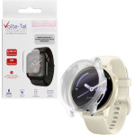 Volte-Tel Tempered Glass Garmin Vivoactive 6 1.2'' 9H 0.30mm Pc Edge Cover With Key 3D Full Glue Full Cover TRANSPARENT