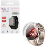 Volte-Tel Tempered Glass Huawei Watch 5 42mm 1.38'' 9H 0.30mm Pc Edge Cover With Key 3D Full Glue Full Cover TRANSPARENT