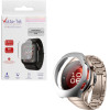 Volte-Tel Tempered Glass Huawei Watch 5 46mm 1.5'' 9H 0.30mm Pc Edge Cover With Key 3D Full Glue Full Cover SILVER