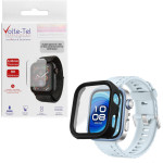 Volte-Tel Tempered Glass Huawei Watch Fit 4 Pro 45mm 1.82'' 9H 0.30mm Pc Edge Cover With Key 3D Full Glue Full Cover BLACK
