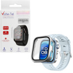 Volte-Tel Tempered Glass Huawei Watch Fit 4 Pro 45mm 1.82'' 9H 0.30mm Pc Edge Cover With Key 3D Full Glue Full Cover SILVER