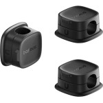 Baseus - Cable Organizer Lite Series Magnetic (B01331106111-00) - 3 Pack Pieces, 3M Adhesive - Black