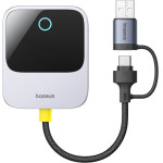 Baseus - Carplay Adapter Safe Journey Series - With USB-C To Usb Cable, Bluetooth 5.0, Voice Control - Grey - (C10745100813-00)