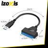 Izoxis Adapter Usb To Sata 3.0 26096 - (18409-0)