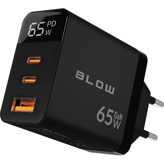 Blow ��������� Lcd �� Usb + 2x USB-C Pd 65W Gan ������ - (DM-76-030)