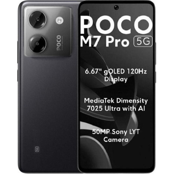 Xiaomi Poco M7 Pro 8+256GB Ds 5G Black