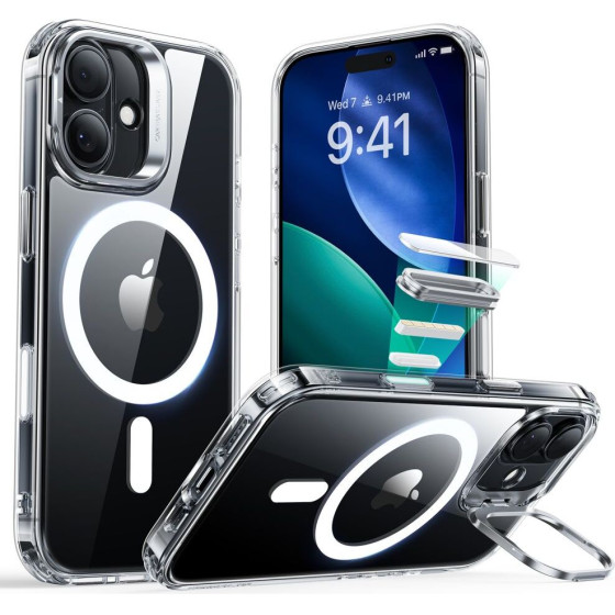 ESR Classic Hybrid Kickstand Magsafe Case For Iphone 17 - Clear - (27850-0)