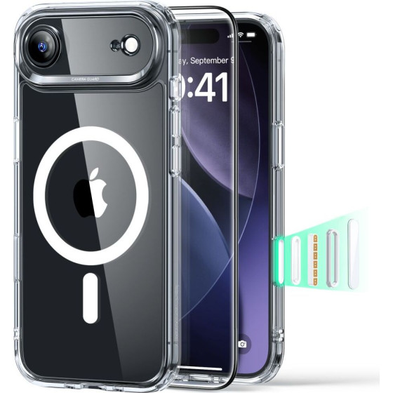 ESR Classic Hybrid Magsafe + Tempered Glass Set For Iphone 17 Air - Clear - (27844-0)