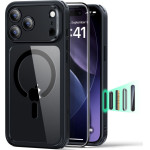 ESR Classic Hybrid Magsafe + Tempered Glass Set For Iphone 17 Pro Max - Clear Black - (27849-0)