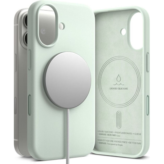 Ringke Silicone Magnetic Magsafe Case For Iphone 17 Pro - Mint - (28538-0)