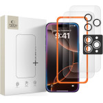 Tech-Protect Easy Set+ 3-Pack Tempered Glass For Iphone 16 Pro Max / 17 Pro Max - Transparent - (28322-0)