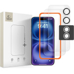 Tech-Protect Easy Set+ 3-Pack Tempered Glass For Iphone 17 - Transparent - (28320-0)
