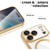 Tech-Protect Magflex Magsafe Case For Iphone 17 Pro - Transparent Gold - (28364-0)