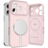 Tech-Protect Silicone Magsafe Case For Iphone 17 Pro - Pink - (28407-0)