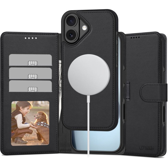 Tech-Protect Wallet Magsafe Case For Iphone 17 - Matte Black - (28417-0)