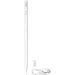 Baseus - Stylus Pen Smooth Writing Iii Series - For iPad, Wired Charging, Active Wireless Version - White - (P80080805213-00)