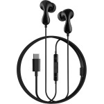 Baseus - Wired Earphones Encok CZ20 (A00171400113-00) - Type-C, 20Hz-40kHz, Hi-Res - Cluster Black