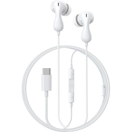 Baseus - Wired Earphones Encok CZ20 (A00171400213-00) - Type-C, 20Hz-40kHz, Hi-Res - Moon White