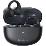 Baseus - Wireless Earbuds Bowie MC1 - Open Ear Clip-On Design, Bt V5.4, IP57 Waterproof, 600mAh - Black - (A00083501126-00)