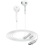 Acefast Hands Free Earphones Stereo USB-C �� ��������� ��� ������� ����������� Braided ����� 1.2m. ������� �� ���� ��� �������� USB-C. - (L7)