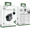 Acefast ��������� �������� Fast Charging 1xUSB-A + 1xUSB-C PD25W QC3.0 Gan �� Led ������� ������ - (A114)