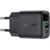 Acefast ��������� �������� Fast Charging 1xUSB-A + 1xUSB-C PD25W QC3.0 Gan �� Led ������� ������ - (A114)