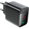Acefast ��������� �������� Fast Charging �� 1xUSB-C + 1xUSB-A PD45W Gan ������ - (A106)