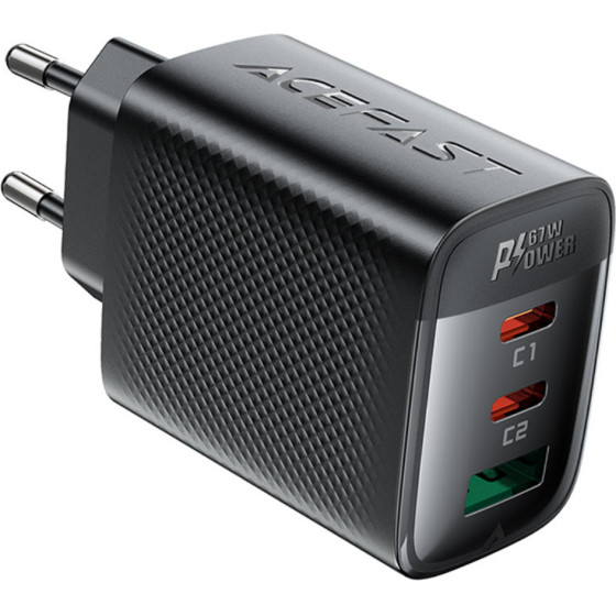 Acefast ��������� �������� Fast Charging �� 2xUSB-C + 1xUSB-A PD67W Gan ������ - (A108)