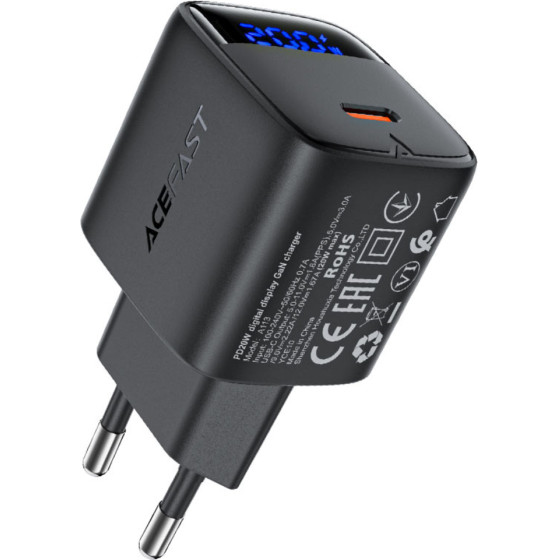 Acefast ��������� �������� Fast Charging USB-C PD20W Gan �� Digital ������� �������� ������ - (A113)