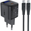 Acefast ��������� �������� Fast Charging USB-C PD30W 3.0A Gan �� Led ������� �������� + ������� USB-C �� USB-C ������ - (A115)