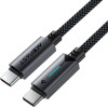 Hoco ������� Acefast ��������� USB-C �� USB-C 60W 3.0A ������� ������� USB2.0 �� ������� �������� Braided ����� 1.2m - (C19-03)