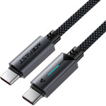 Hoco ������� Acefast ��������� USB-C �� USB-C 60W 3.0A ������� ������� USB2.0 �� ������� �������� Braided ����� 1.2m - (C19-03)