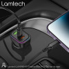 Lamtech High Power 3-Port Car Charger 60W Black - (LAM980497)