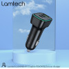 Lamtech High Power 3-Port Car Charger 60W Black - (LAM980497)