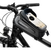 Wozinsky Bicycle Bag For The frame, armored, With a Phone pocket, 1.7 l - Black 5907769372469 - (WB68-Y1S)