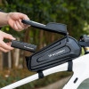 Wozinsky Bicycle Bag For The frame, armored, With a Phone pocket, 1.7 l - Black 5907769372469 - (WB68-Y1S)