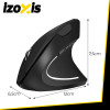Izoxis 26628 Wireless Vertical Mouse - (18404-0)