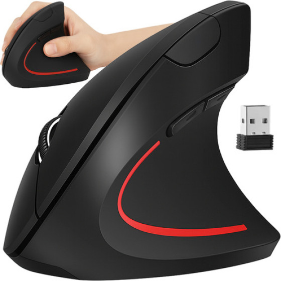 Izoxis 26628 Wireless Vertical Mouse - (18404-0)