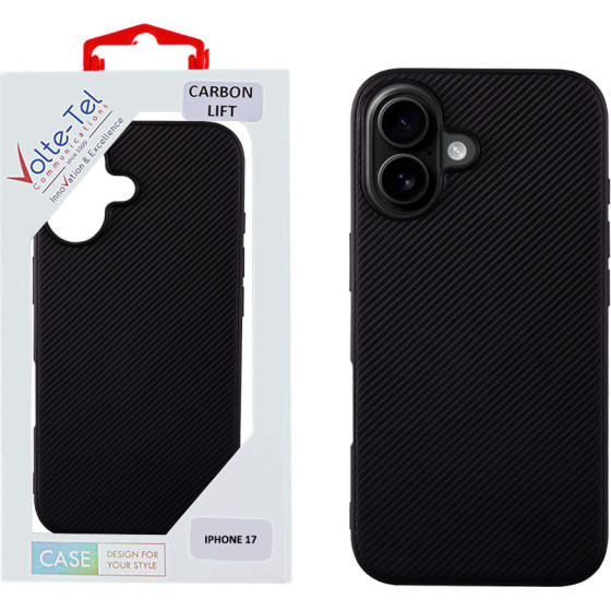 Volte-Tel ���� Iphone 17 6.3'' Carbon Lift Camera Guard Protection BLACK