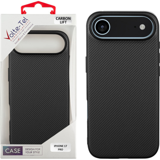 Volte-Tel ���� Iphone 17 Air 6.9'' Carbon Lift Camera Guard Protection BLACK