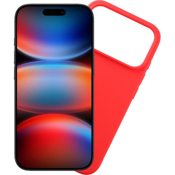 Volte-Tel ���� Iphone 17 Pro 6.3'' Silicon Tpu Camera Guard RED
