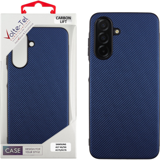 Volte-Tel ���� Samsung A17 4G A175/A17 5G A176 6.74'' Carbon Lift Camera Guard Protection BLUE