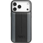 Audi Case A6 Synthetic Leather Magsafe For Iphone 17 Pro Max Black - (AU-TPUPCMIP17PM-A6/D1-BK)
