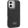 Audi Case Gt Synthetic Leather Magsafe For Iphone 17 Black - (AU-TPUPCMIP17-GT/D3-BK)