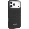 Audi Case Gt Synthetic Leather Magsafe For Iphone 17 Pro Max Black - (AU-TPUPCMIP17PM-GT/D3-BK)
